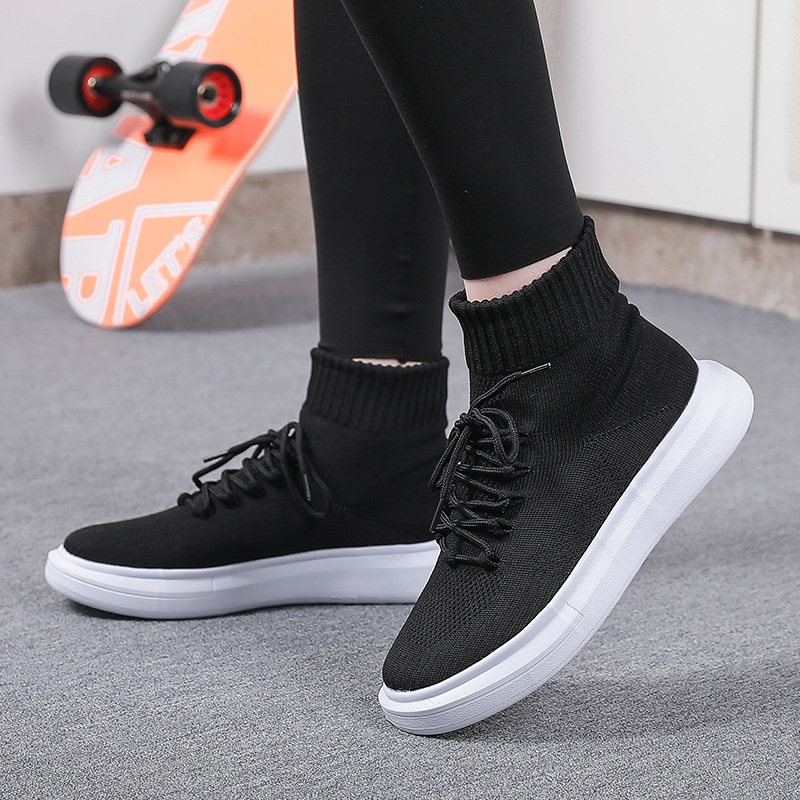 Fly-knit Socks Shoes Stretch Casual Shoes Breathable foto 2