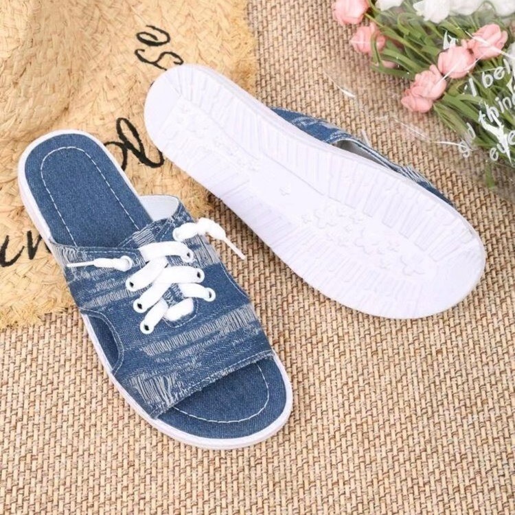 Women's Flat Canvas Slippers foto 3