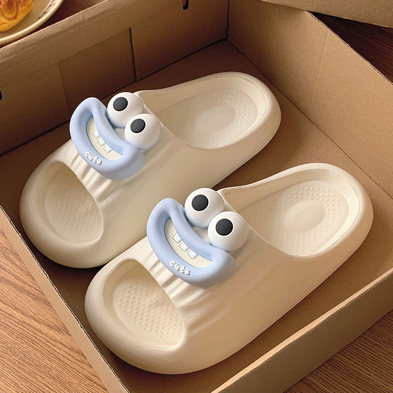 Sausage Mouth Slippers Women's Summer Soft Bottom Couple Household foto 4