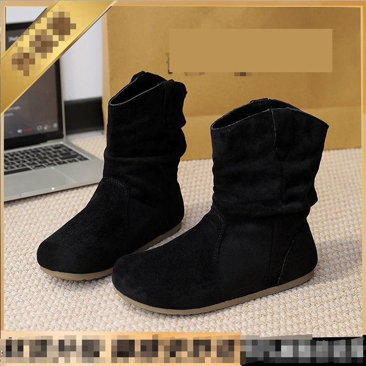 Retro Versatile Round-toe Slim Martin Boots For Women foto 4