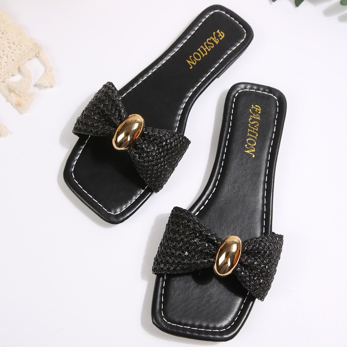 Womens Casual Outdoor Flat-Heel Summer Plus-Size Slippers foto 4