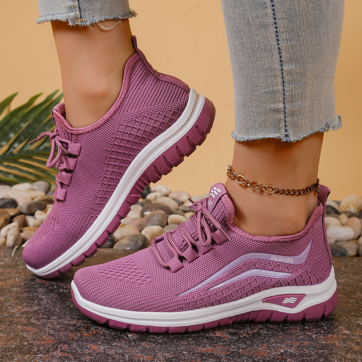 New Fashion Casual Sports Mesh Women's Shoes foto 4