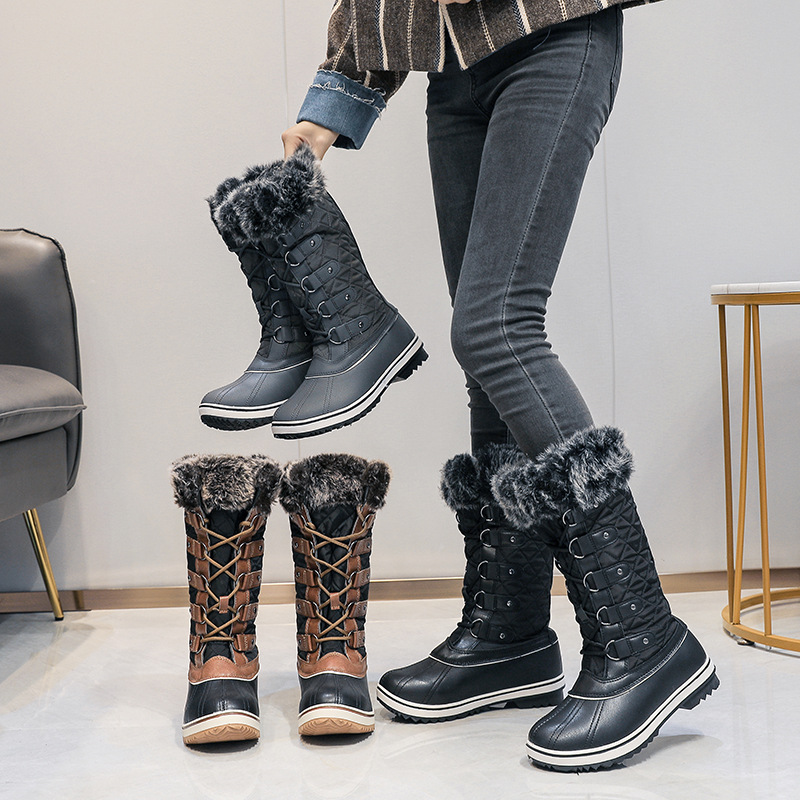 Women's High-top Flat Snow Boots foto 4