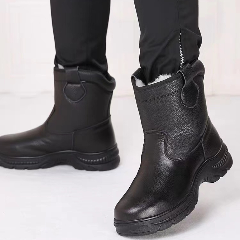 Minus 40 Degrees Cold-proof Cotton-padded Shoes Waterproof Non-slip Thick Boots foto 2