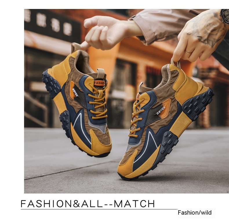 Sports Casual Platform Daddy Shoes Men's Fall foto 2