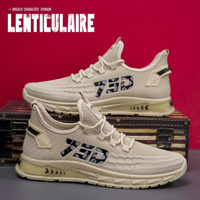 Fashion Casual Flying Woven Men's Sneaker