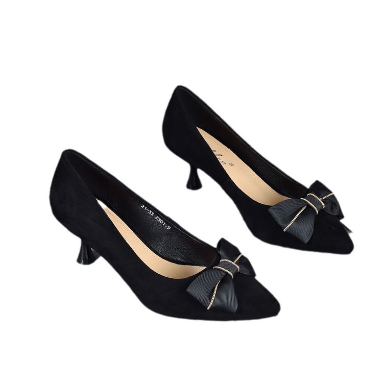 Womens Korean-style Matte Versatile Fashionable Pumps