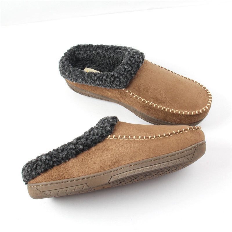 Mens Cotton Slippers For Outdoor Use Winter Home Wear foto 4