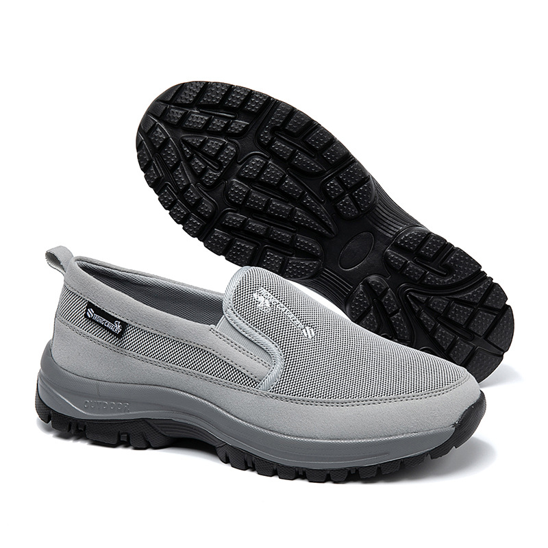 Mens Non-Slip Large-Size Casual Mesh Shoes foto 2