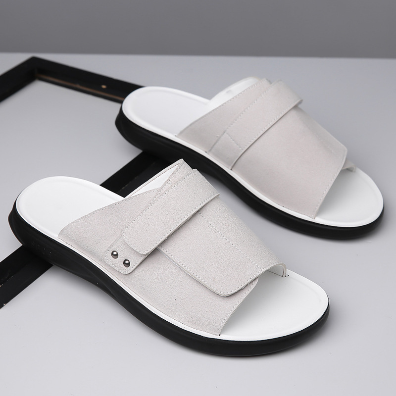 Summer Fashion All-matching Lightweight Youth Men's Slippers foto 3
