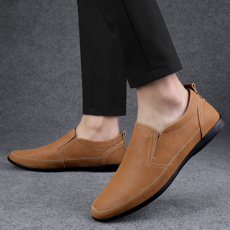 Low Cut Cowhide Surface Large Size Casual Shoes foto 4