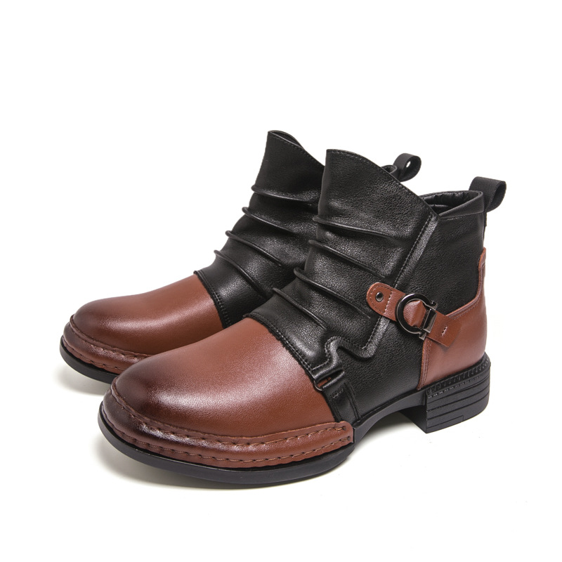 Men's Fashion British Style Martin Booties foto 3