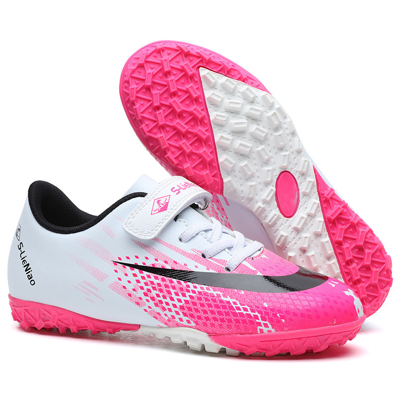 Children's Football Broken Nail Youth Primary School Student Velcro Competition Training Shoes foto 4