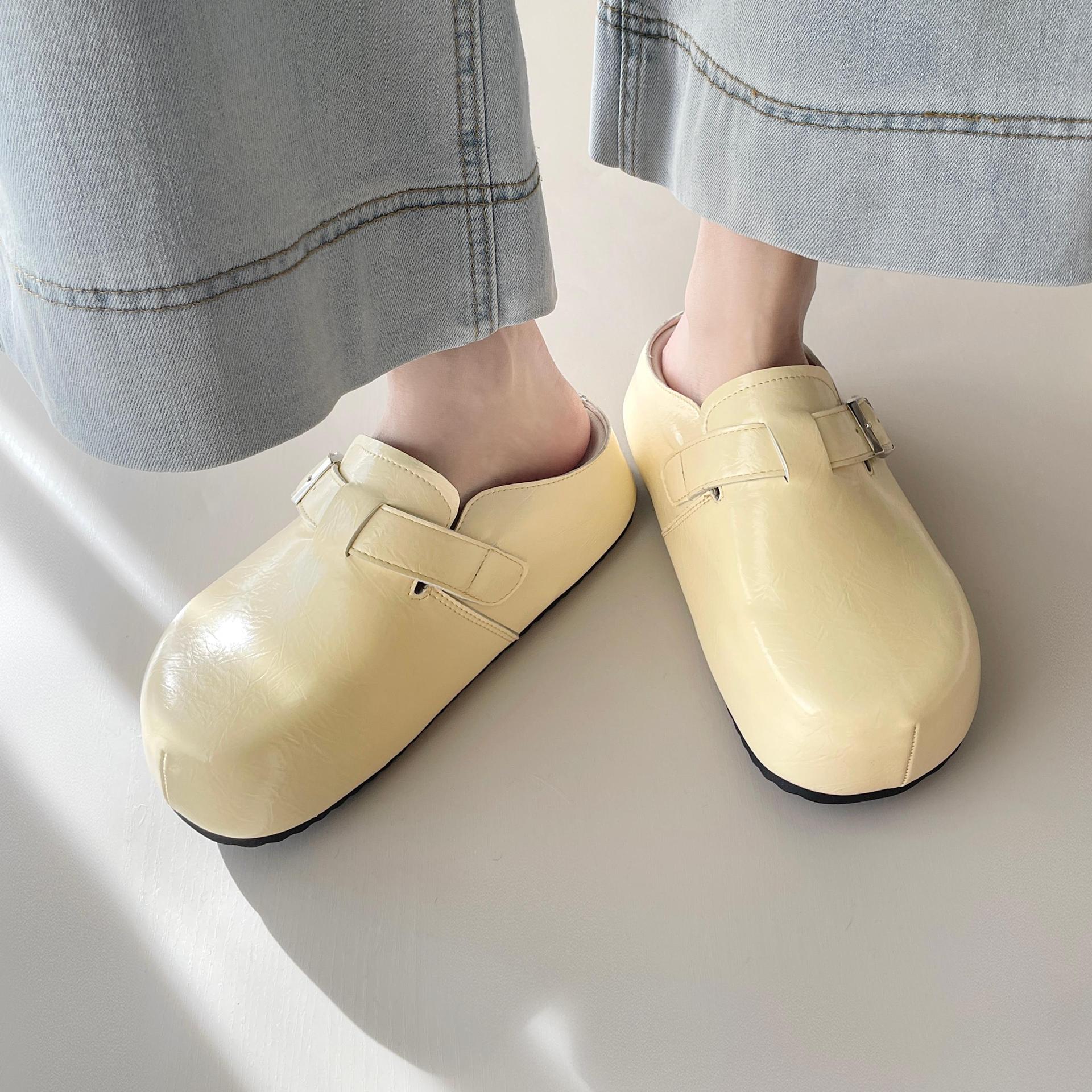 Flat Buckle Casual Sneakers Student All-matching Outer Wear Slippers foto 5