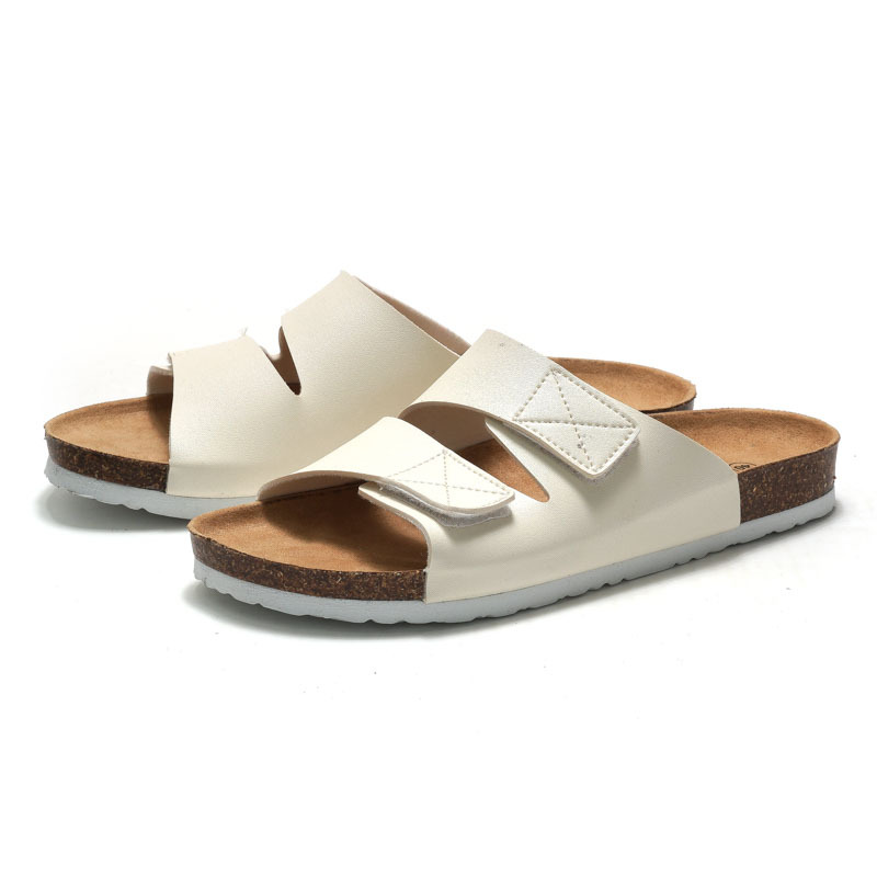 Men's Cork Slippers Slippers Velcro foto 3
