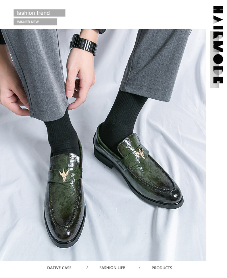 European And American Formal Wear Men's Business Leather Shoes foto 2