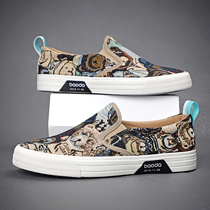 Breathable Trendy Shoes Slip-on Lazy Classic Versatile Sneakers foto 3