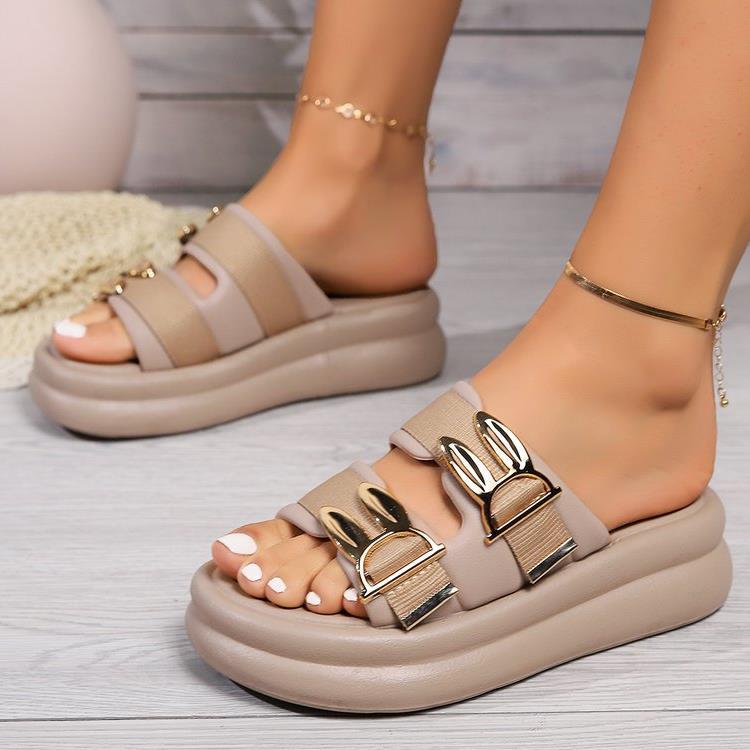 Women's Shoes Thick Bottom Slippers Soft Bottom foto 2