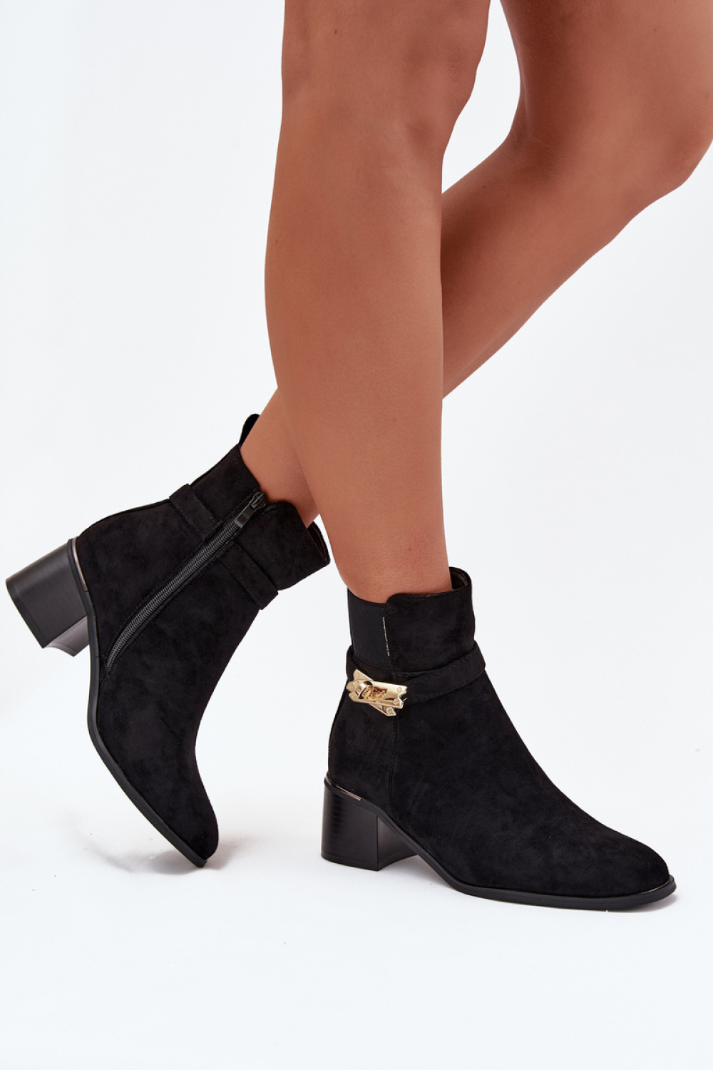 Laarsjes met hoge hak Step in style