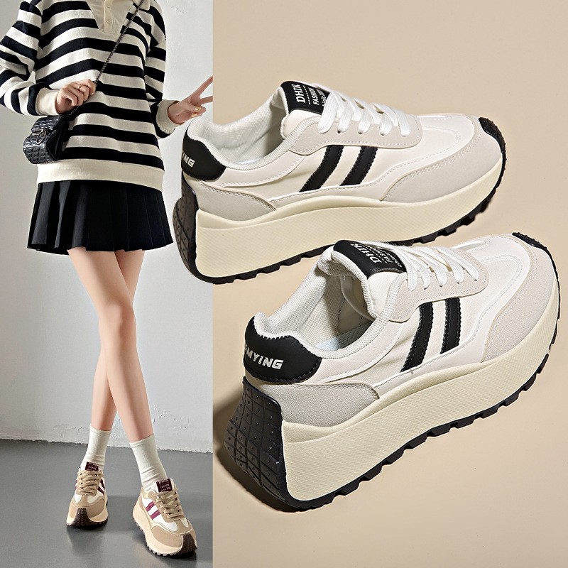 Womens Spring Sneakers For Students That Add Height foto 5