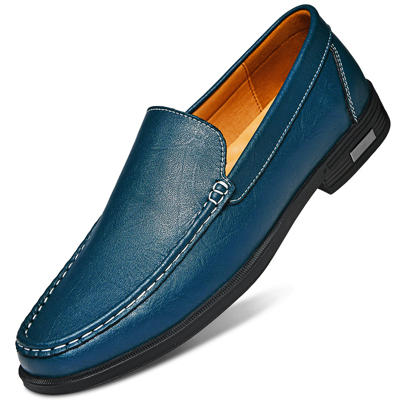 Breathable One Foot Leather Shoes With Leather Covers foto 2