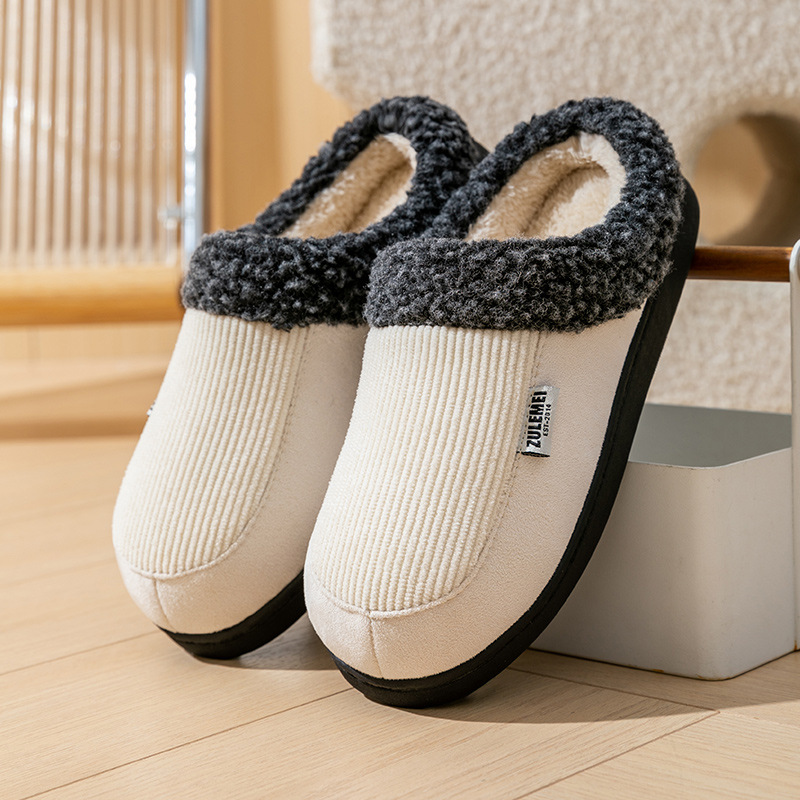 Home Cotton Slippers Winter Men's Warm foto 5