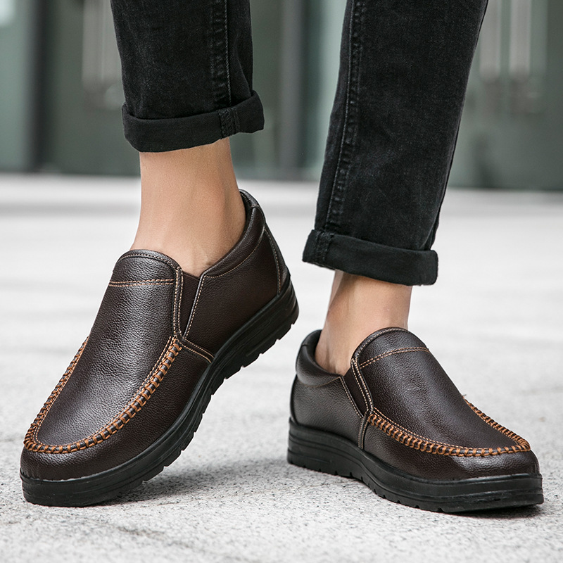 Stylish And Lightweight Business Casual Men's Shoes foto 4
