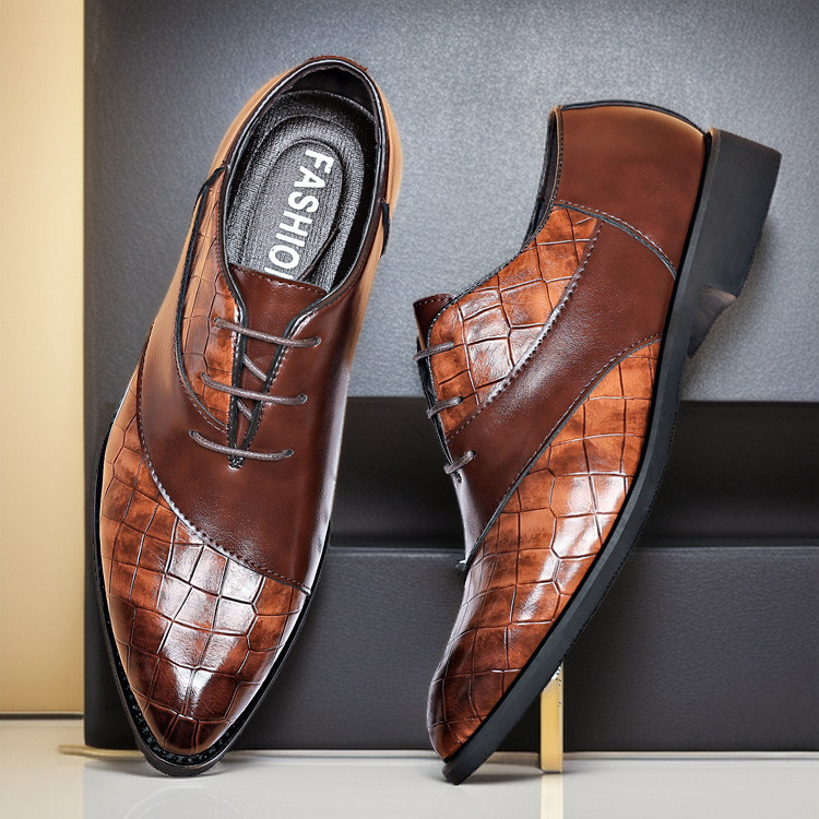 New Casual Shoes Business Formal Men's Leather Shoes foto 5