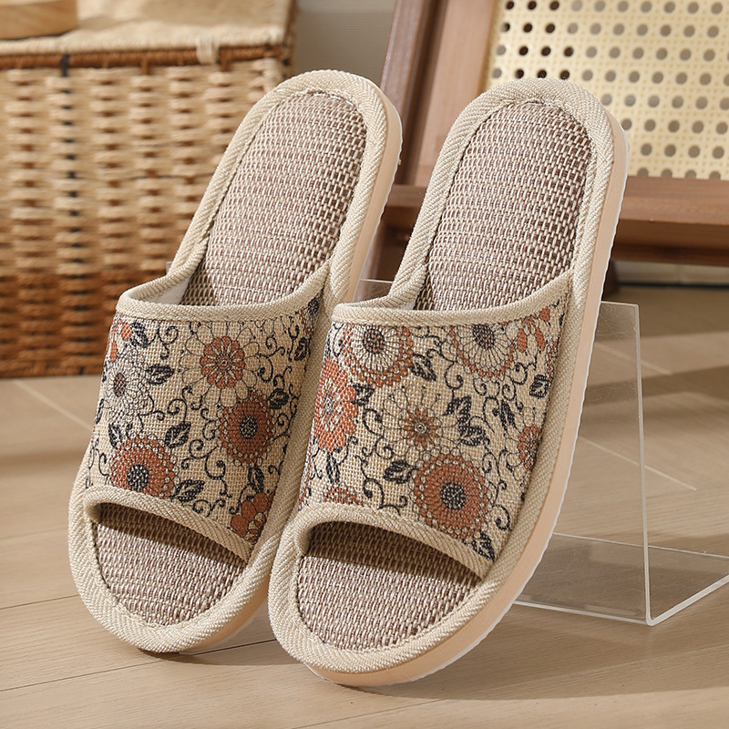 Women's Cotton And Linen Slippers foto 4