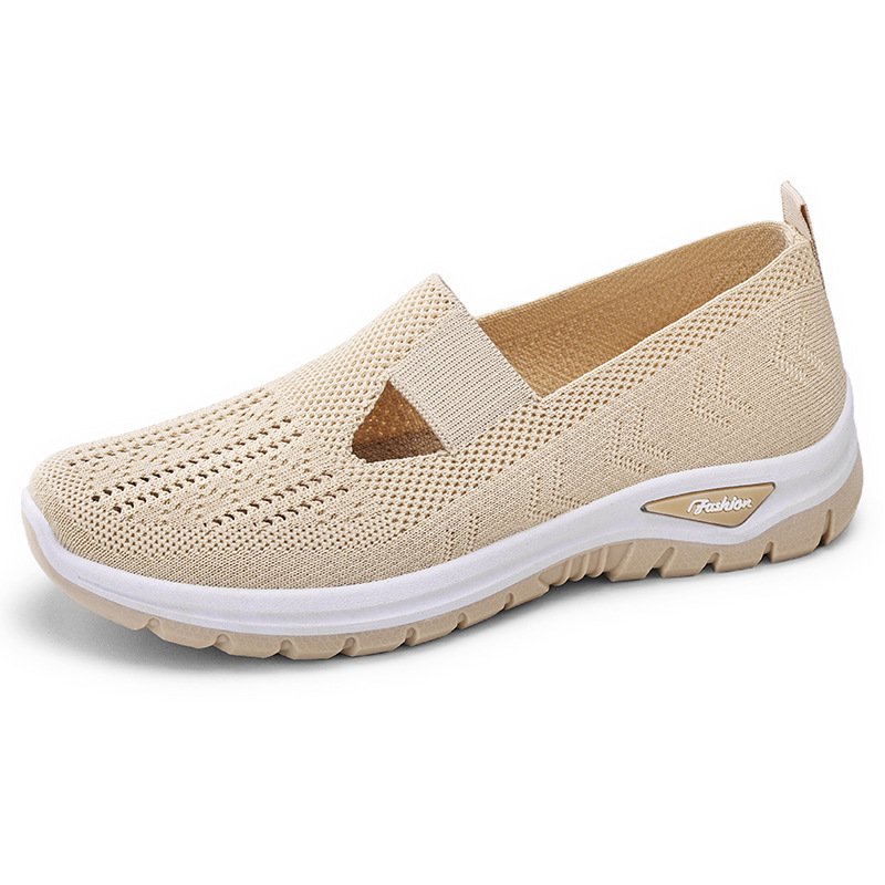 Plus Size Breathable Mesh Slip-on Old Beijing Cloth Shoes For Women foto 5