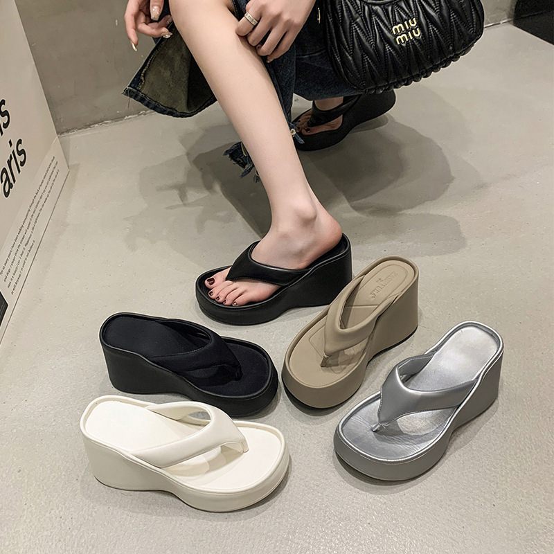 Summer Outdoor Beach Thick-soled Wedge Sandals foto 2