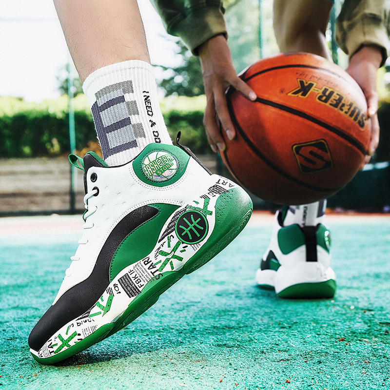 Sneaker Men's Shoes Fall Mud High-top Basketball Tide Outdoor Casual Running foto 2