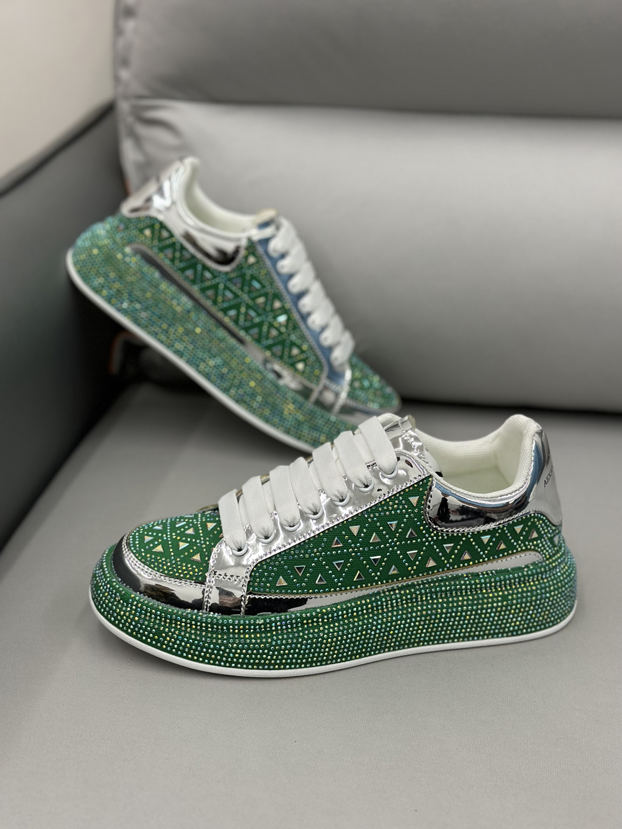 Low-top Rhinestone Platform Men's Hight Increasing Shoes foto 2