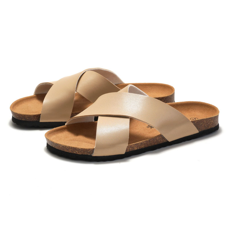 Summer New Men's Cork Slippers foto 4