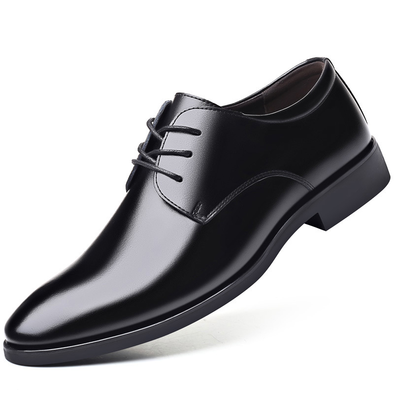 Men's Leather Shoes Business Formal Wear foto 4