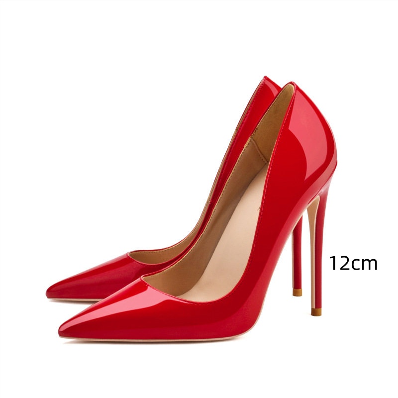 Stiletto 12cm Pointed-toe Plus-size High Heels foto 5