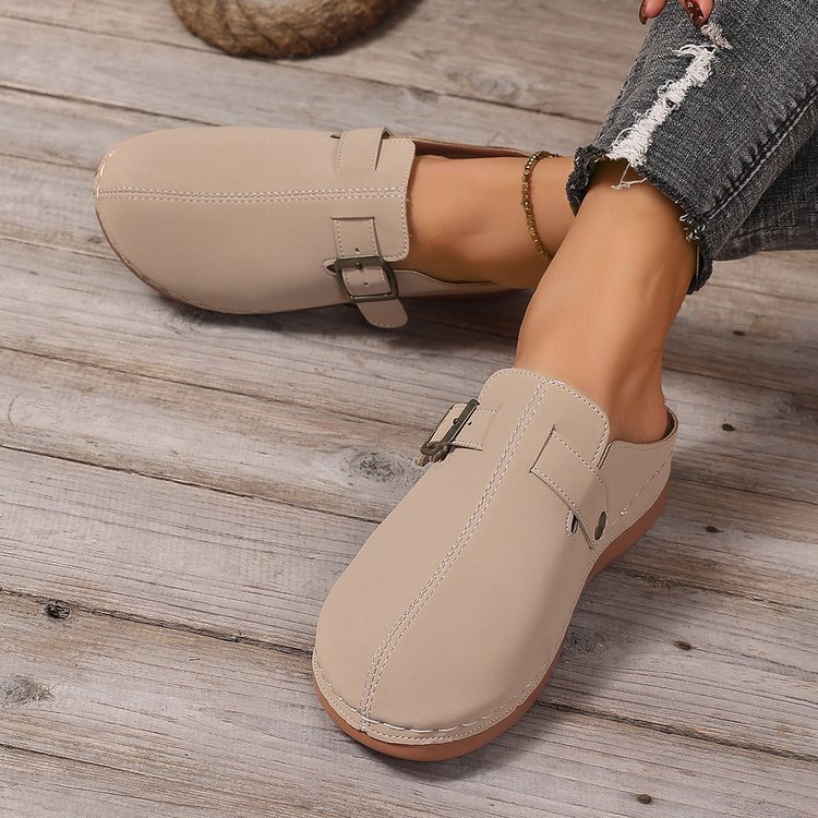 Lightweight Outdoor Casual Wedge Closed Toe Slippers For Women foto 5