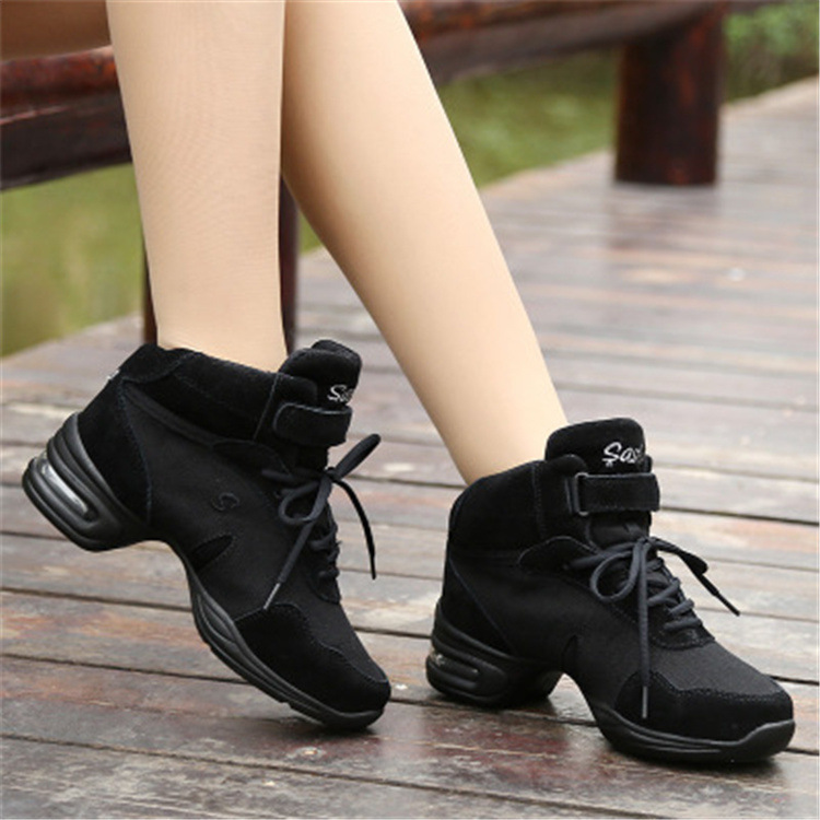 Mesh Dance Shoes For Women Square Dance Shoes Soft-soled Samba And Jazz Shoes foto 4
