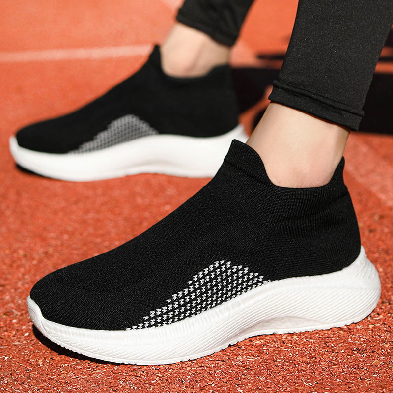 Plus Size Popcorn Flyknit Socks Casual Sneaker foto 4