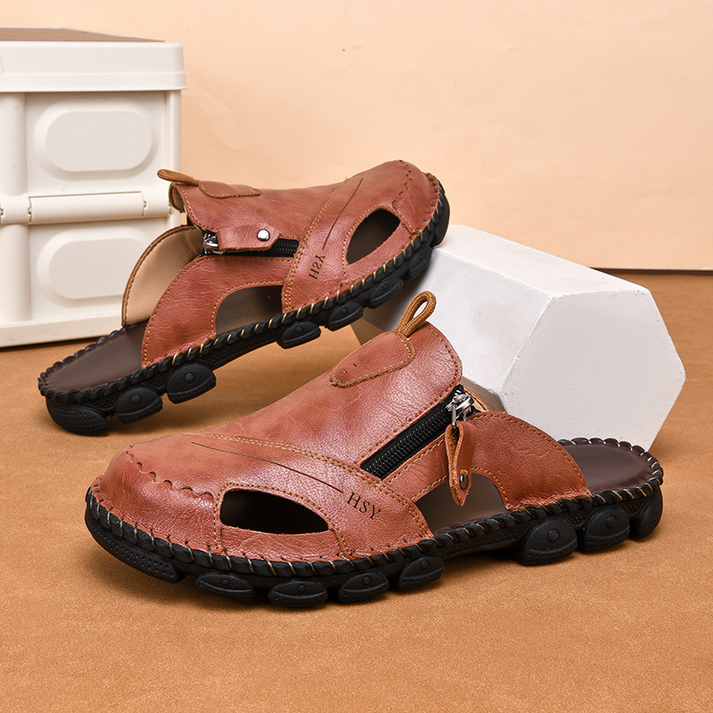 Summer Outdoor Men's Half Slippers Casual Lazybones' Shoes Fashion foto 5