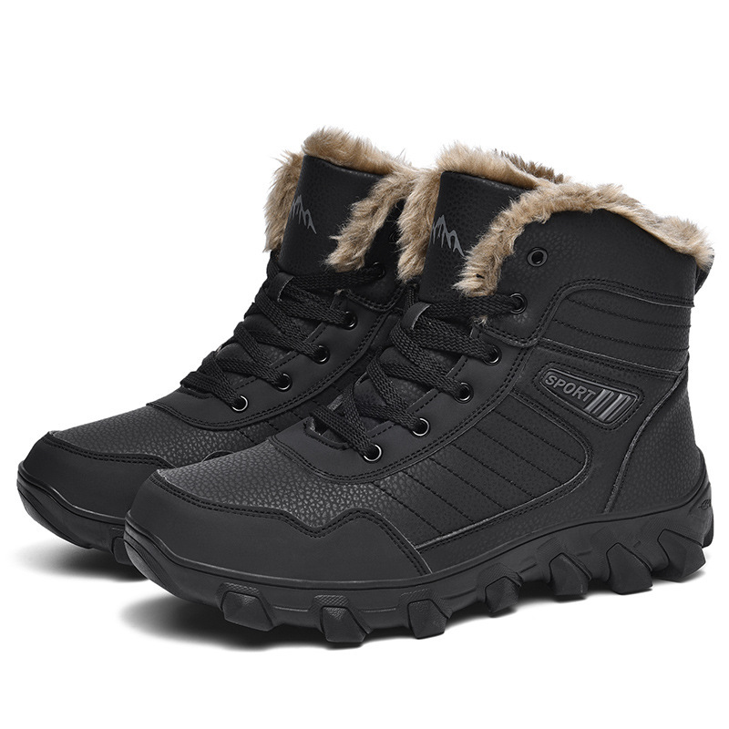 Men's Fleece-lined Warm Snow Boots foto 4
