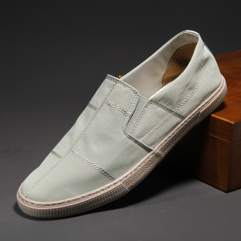 Men's Slip-on Canvas Shoes Low-top Shoes foto 4
