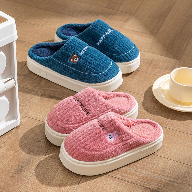 Cotton Slippers For Women For Spring Autumn And Winter For Home Use