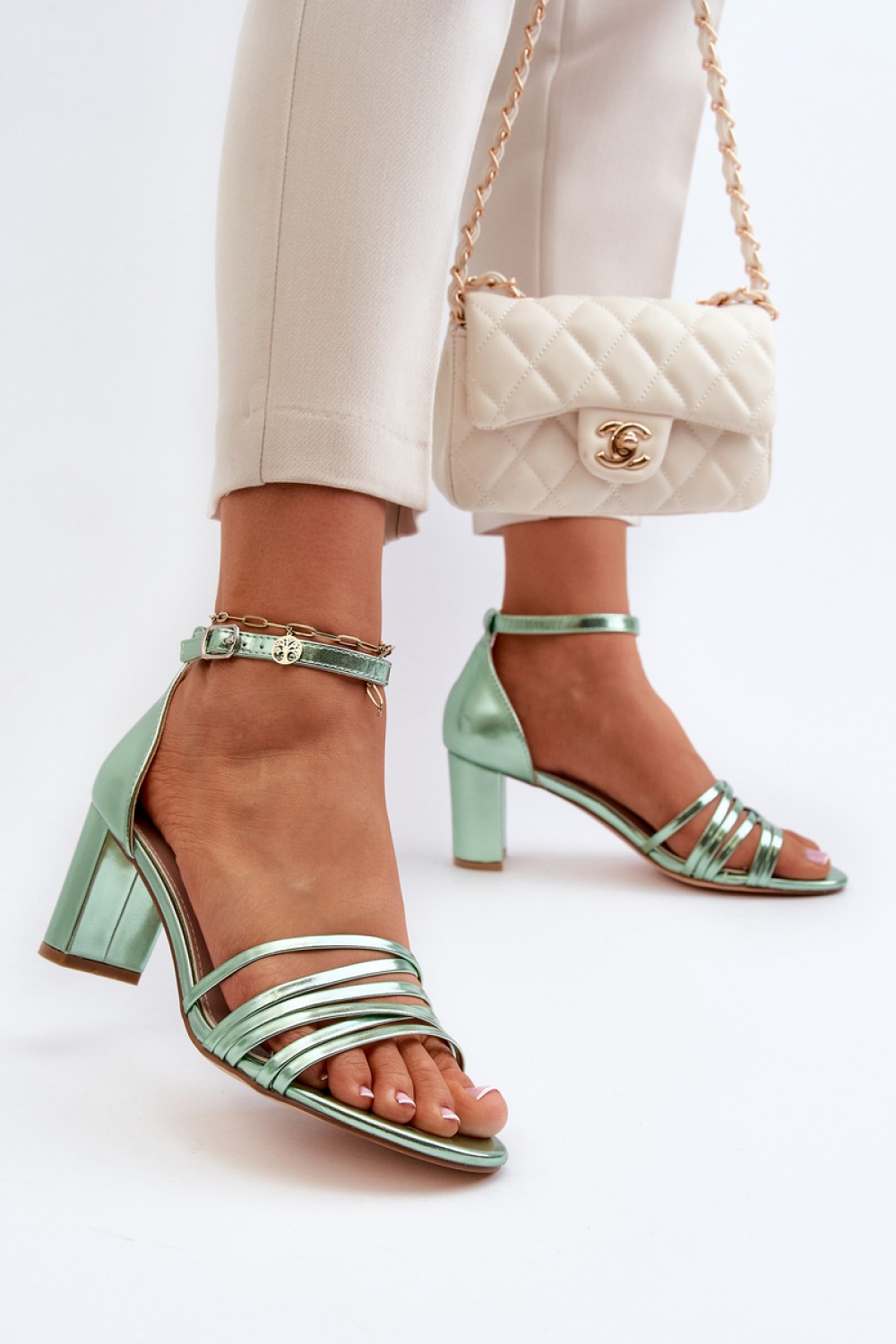 Sandalen op hak Step in style