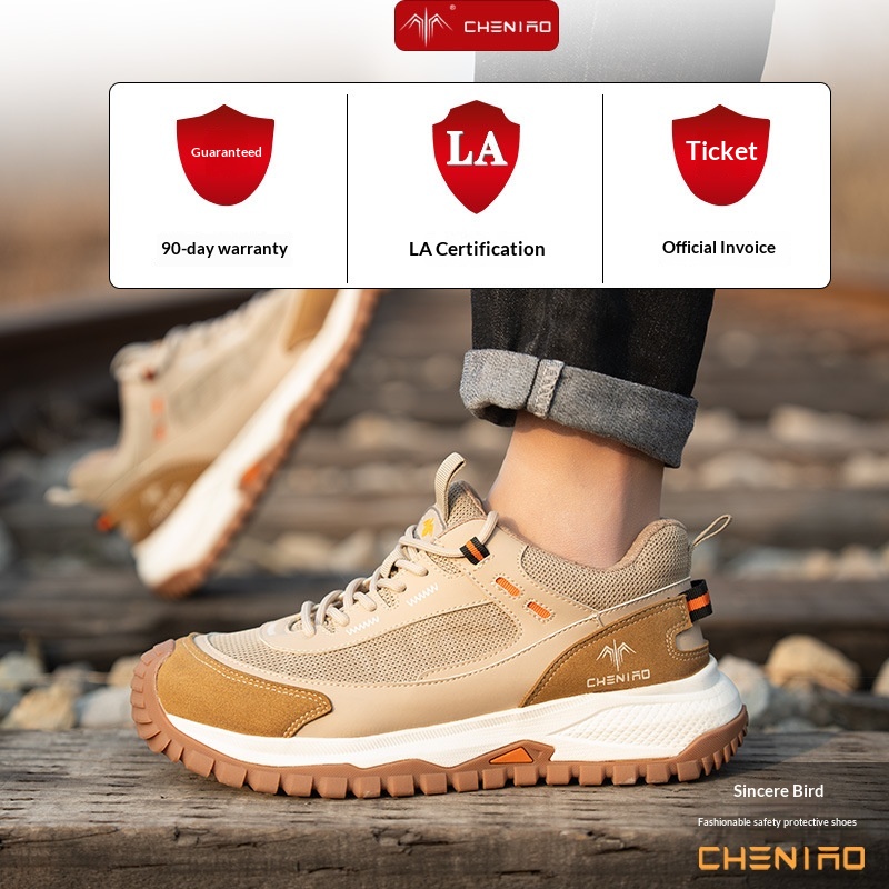 Mens Safety Shoes Puncture-Resistant And Impact-Resistant Work Boots foto 2