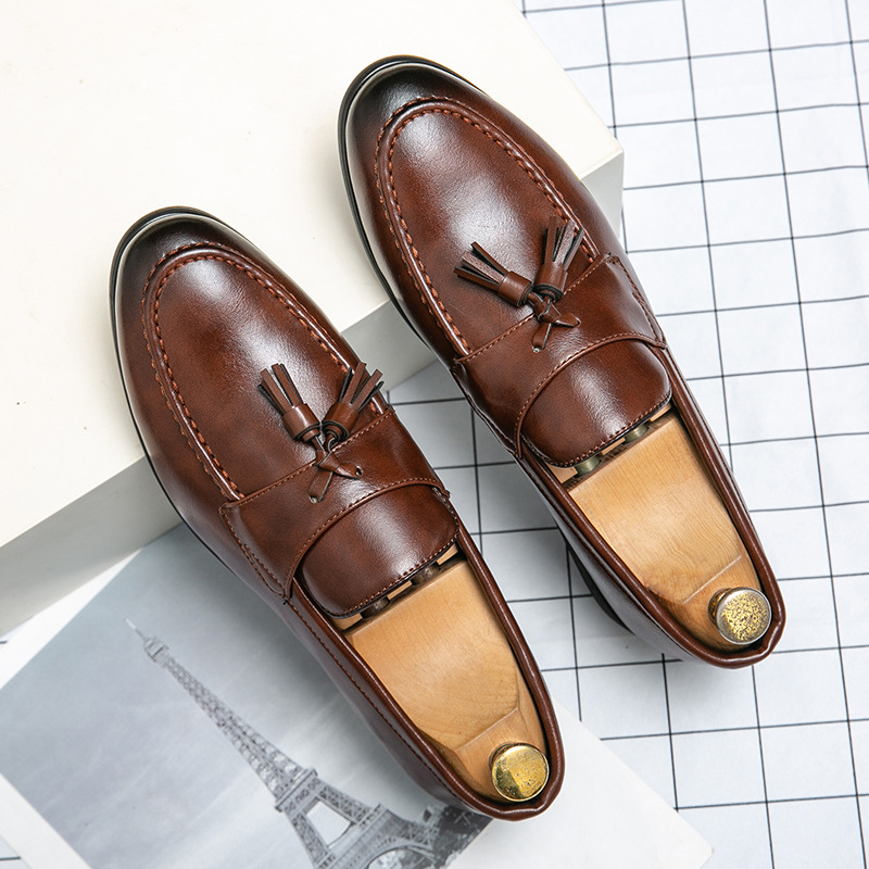 British-style Casual All-match Men's Shoes foto 5