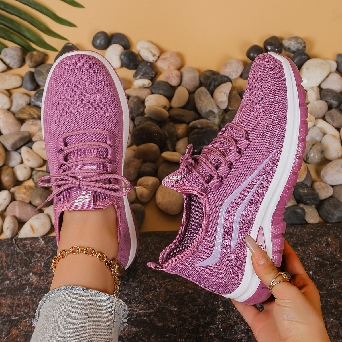 New Fashion Casual Sports Mesh Women's Shoes foto 3