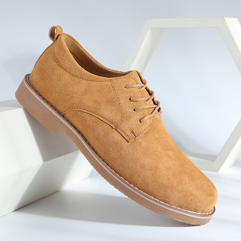 Plus Size Leather Casual Low-top Work Shoes foto 5