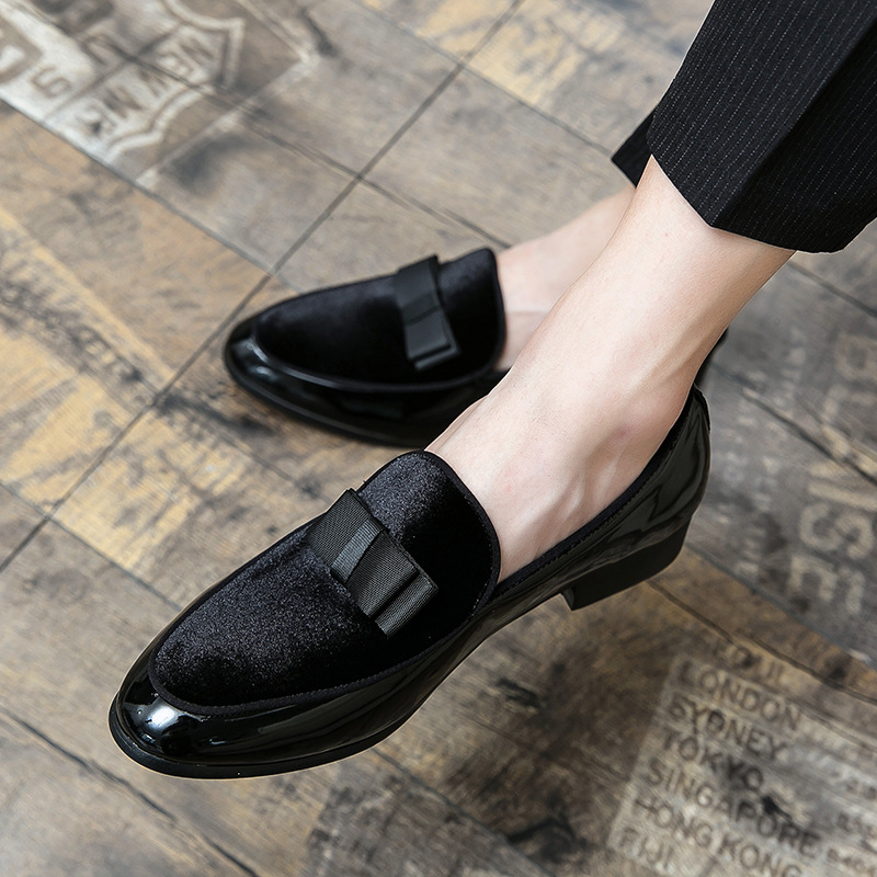Pointed Casual Leather Shoes Men's Shoes foto 2