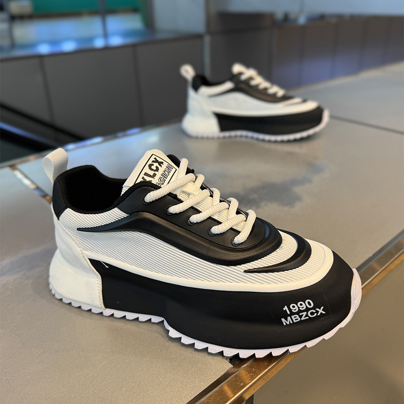 Spring And Summer Argan Running Sneaker Teenagers High-grade Fashion Brand Thick Bottom Increased foto 2